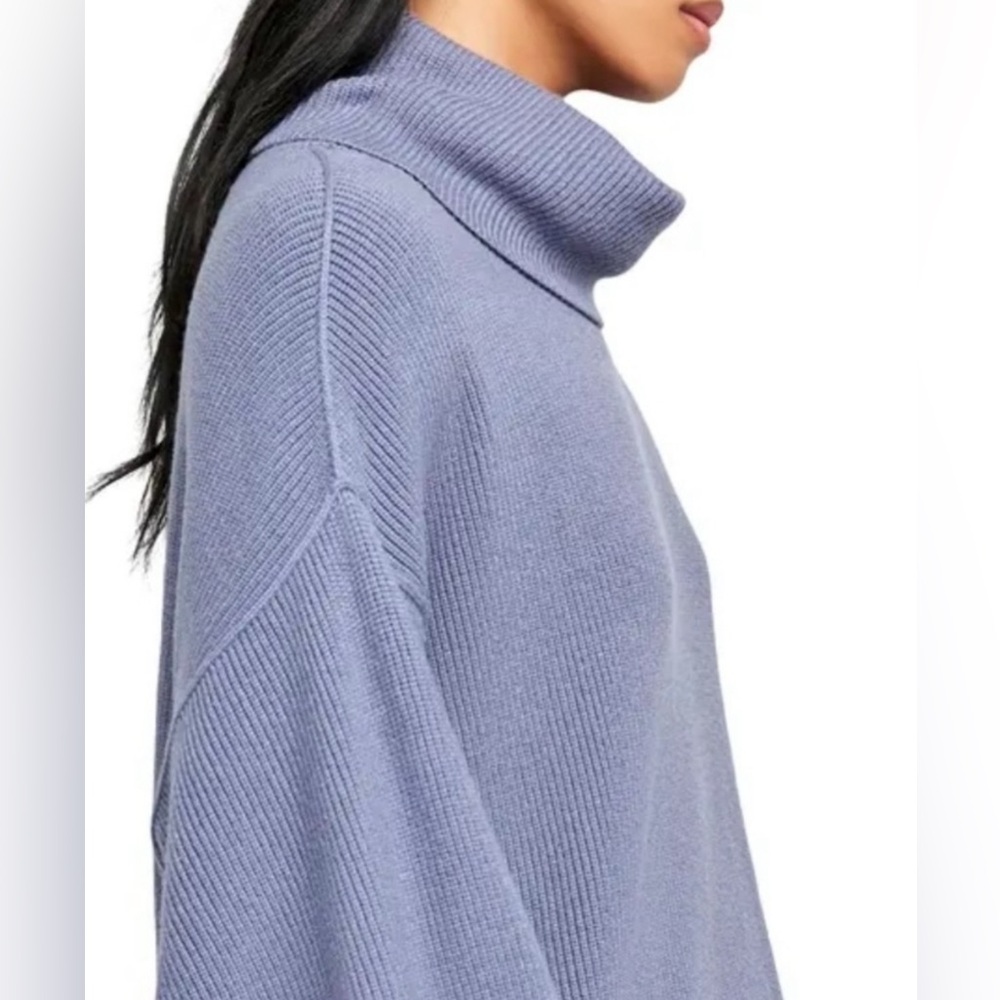 NWOT - Free People Softly Structured Tunic Sweater in Cloud - Size L - Picture 2 of 10